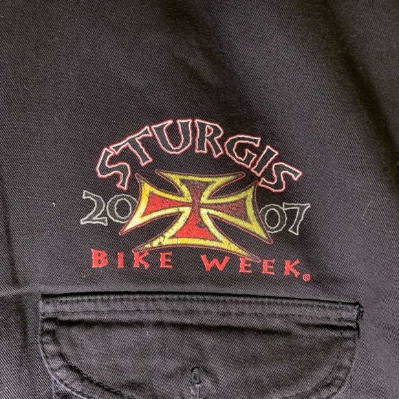 Y2K 2007 sturgis biker shirt - Picture 3 of 6